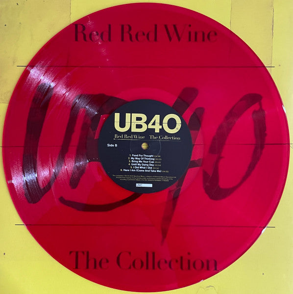 UB40 : Red Red Wine (The Collection) (LP, Comp, Ltd, RE, Red)