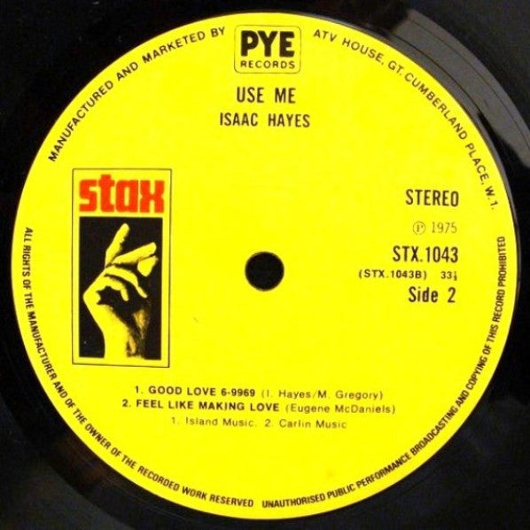 Isaac Hayes : Use Me (LP, Album)