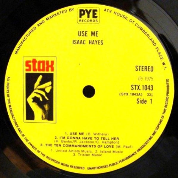 Isaac Hayes : Use Me (LP, Album)