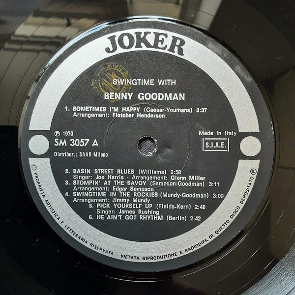 Benny Goodman : Swingtime With Benny Goodman (LP, Comp)