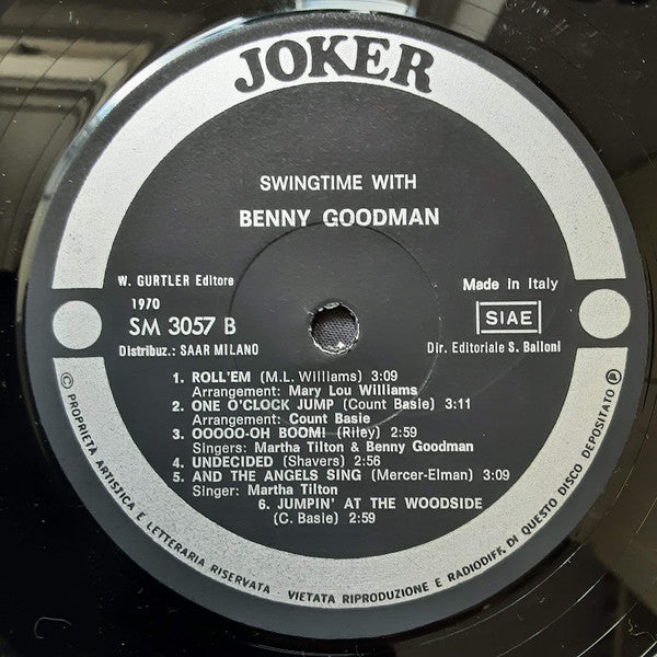 Benny Goodman : Swingtime With Benny Goodman (LP, Comp)