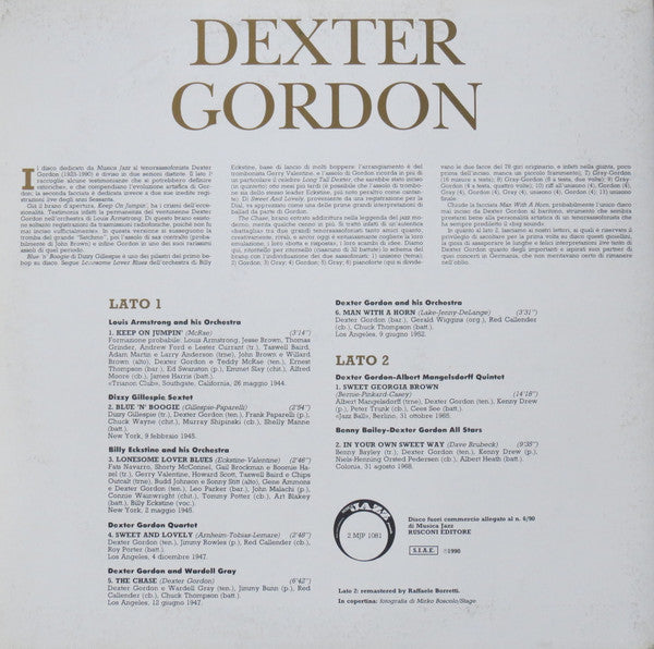 Dexter Gordon : Dexter Gordon (LP, Comp, RM)