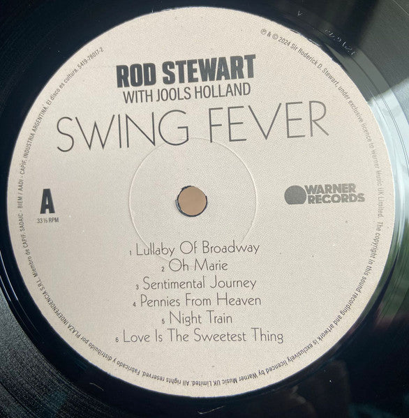 Rod Stewart With Jools Holland : Swing Fever (LP, Album)