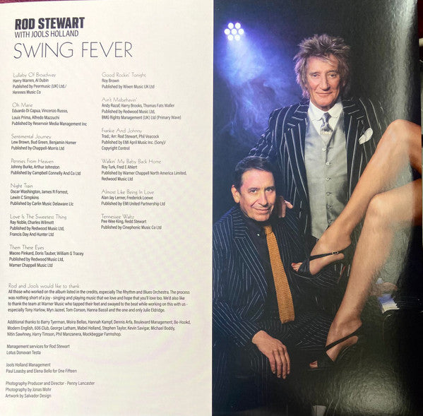 Rod Stewart With Jools Holland : Swing Fever (LP, Album)