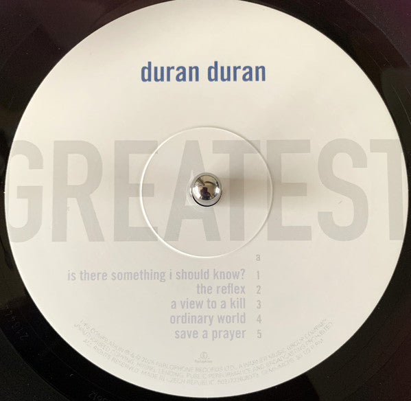 Duran Duran : Greatest (LP,Compilation,Reissue,Remastered,Stereo)