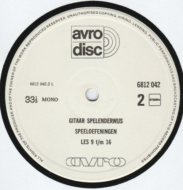 Jan Mol : Gitaar Spelenderwijs (LP, Mono)