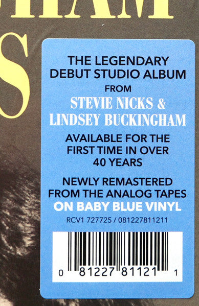 Buckingham Nicks : Buckingham Nicks (LP,Album,Reissue,Remastered,Stereo)
