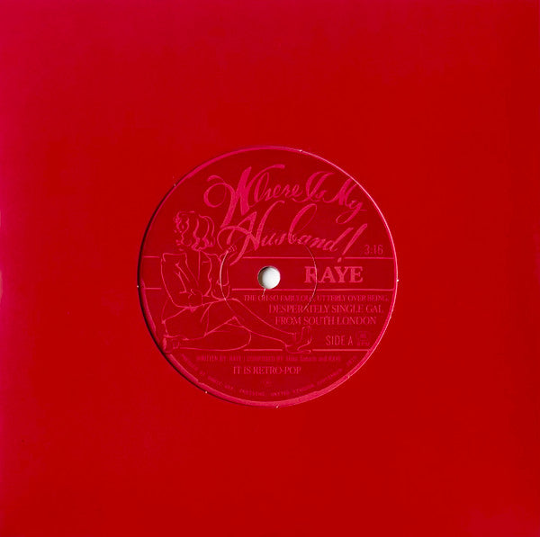 Raye (3) : Where Is My Husband! (7", Single, Red)