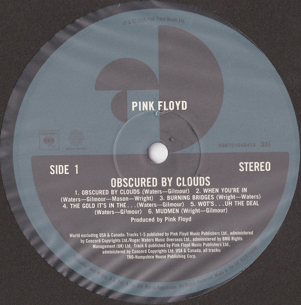 Pink Floyd – Obscured By Clouds De Platen Aap – De Platen Aap