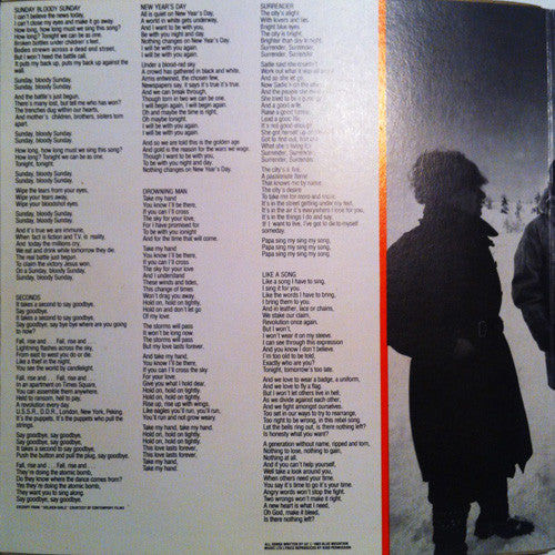U2 : War (LP, Album, Gat)