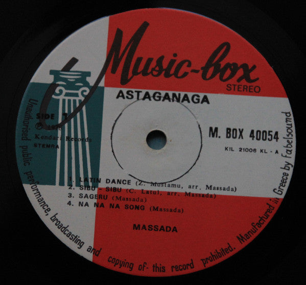 Massada (2) : Astaganaga (LP,Album)