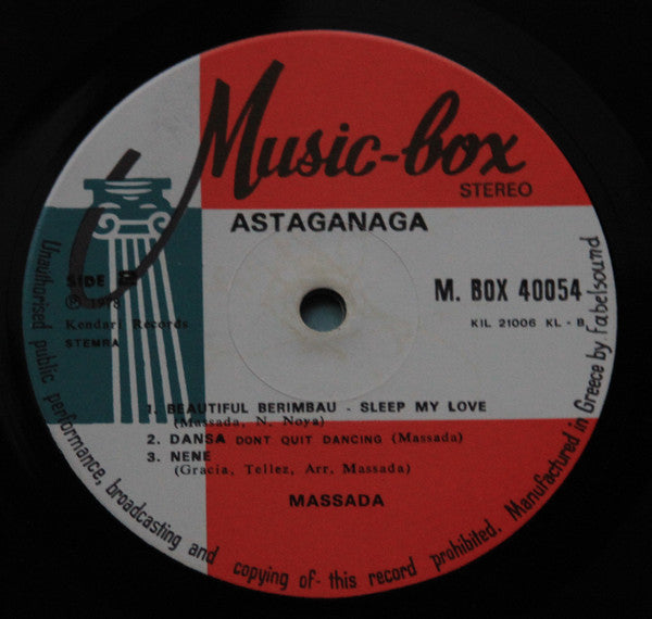 Massada (2) : Astaganaga (LP,Album)