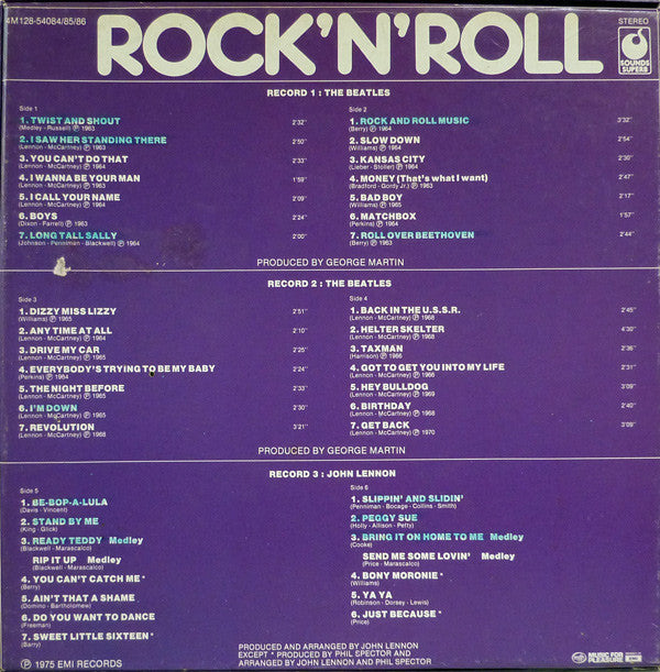 The Beatles & John Lennon : Rock 'N' Roll (3xLP, Comp + Box)