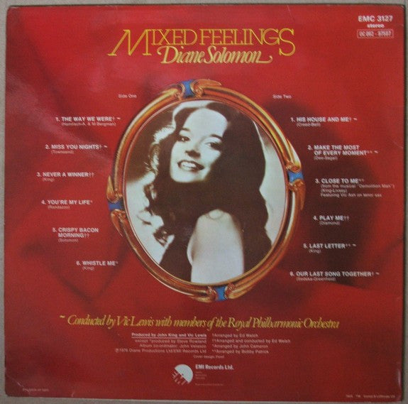 Diane Solomon : Mixed Feelings (LP, Album)