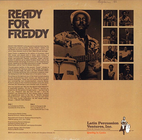 Carlos "Patato" Valdez* : Ready For Freddy (LP, Album)