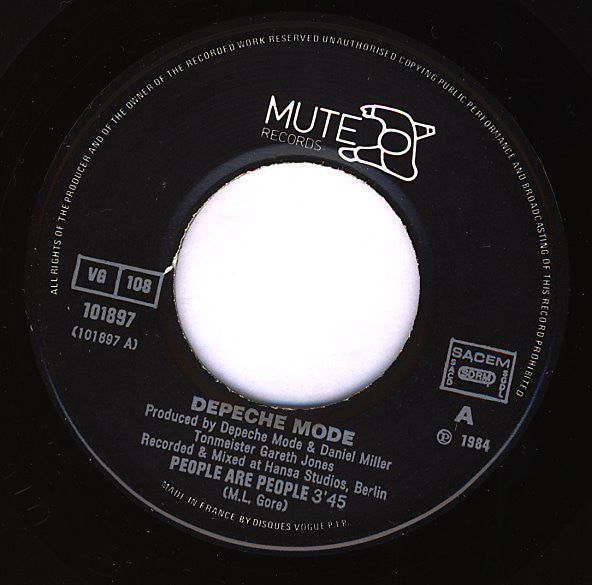 Depeche Mode - People Are People (7", Single, MPP) - De Platen Aap – Vinylwinkel in Brielle & online webshop voor muziekliefhebbers