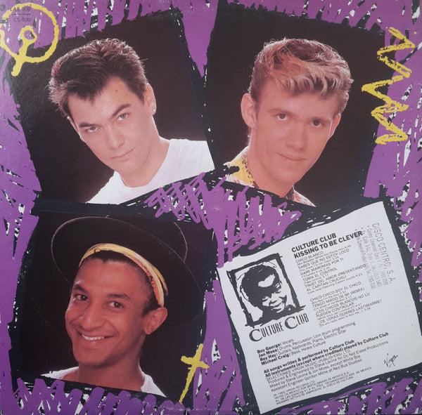 Culture Club : Kissing To Be Clever (LP, Album)