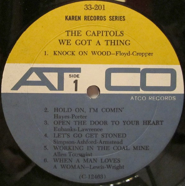 The Capitols : We Got A Thing (LP, Album, Mono)