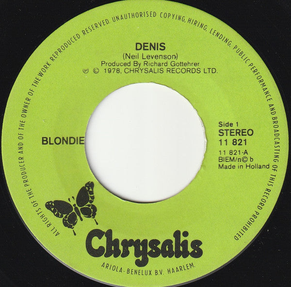 Blondie : Denis (7", Single)