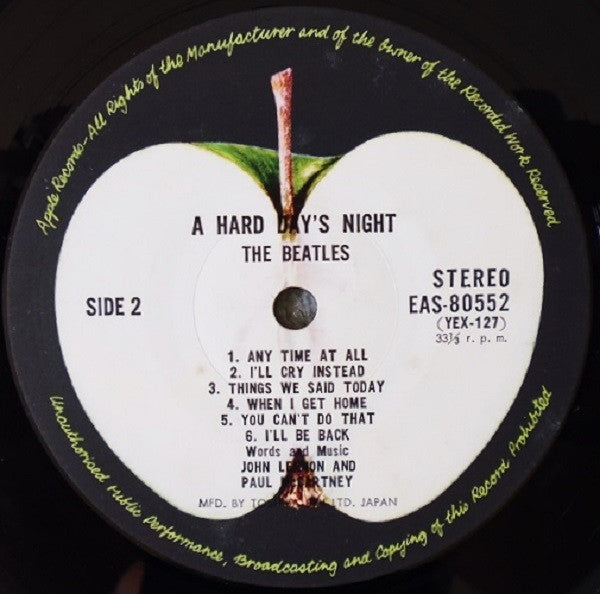 The Beatles - A Hard Day's Night (LP, Album, RE) - De Platen Aap – Vinylwinkel in Brielle & online webshop voor muziekliefhebbers
