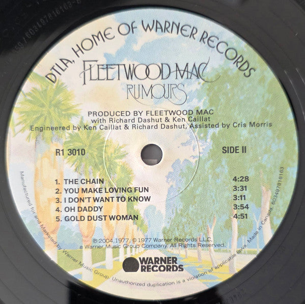 Fleetwood Mac : Rumours (LP, Album, RE)