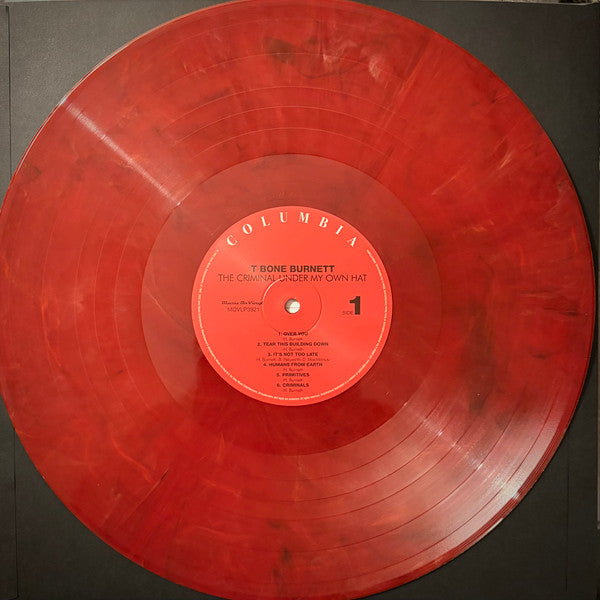 T Bone Burnett* : The Criminal Under My Own Hat (LP, Album, Ltd, Num, RE, Red)