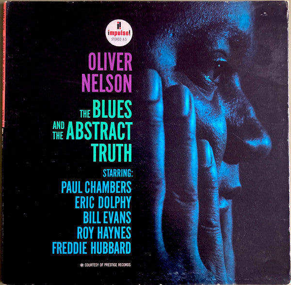 Oliver Nelson Starring Paul Chambers (3), Eric Dolphy, Bill Evans, Roy Haynes, Freddie Hubbard : The Blues And The Abstract Truth (LP, Album, RE, Gat)