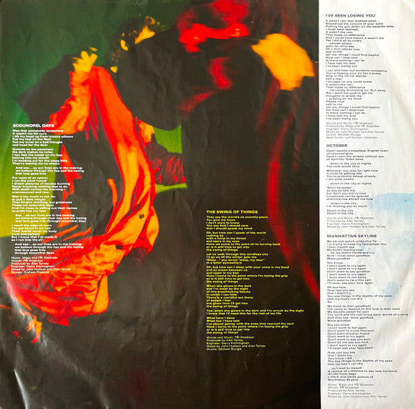 a-ha : Scoundrel Days (LP, Album, Als)