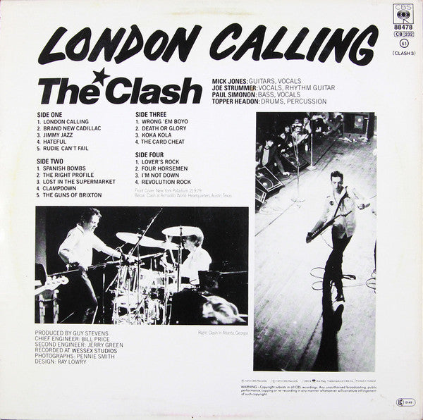 Clash, The : London Calling (LP,Album,Stereo)