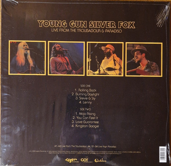 Young Gun Silver Fox : Live From The Troubadour & Paradiso (LP, Album)