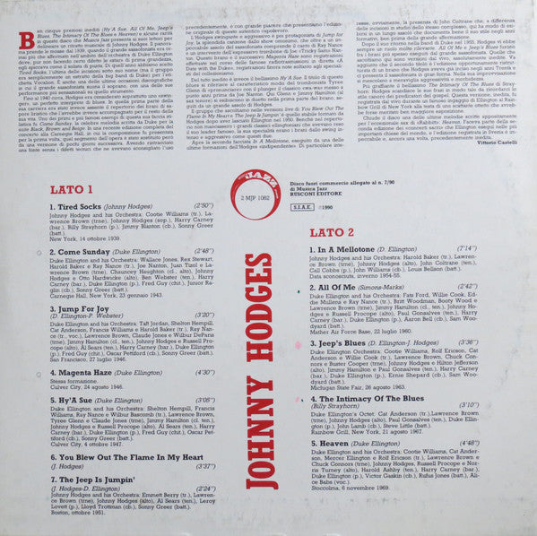 Johnny Hodges : Johnny Hodges (LP, Comp)