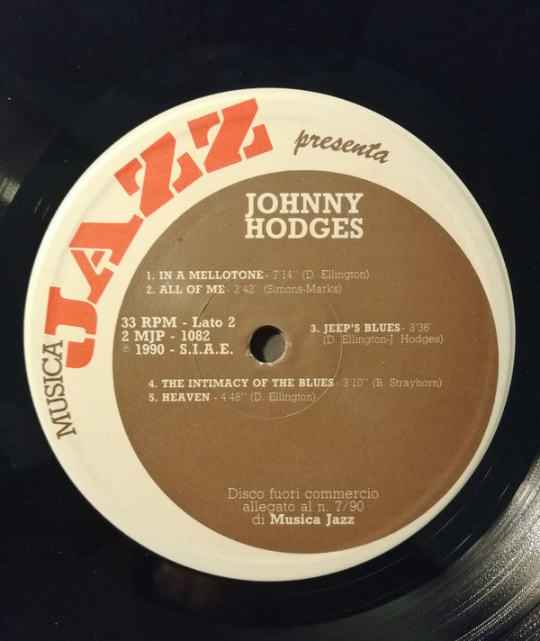 Johnny Hodges : Johnny Hodges (LP, Comp)