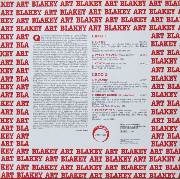 Art Blakey : Art Blakey (LP, Comp)