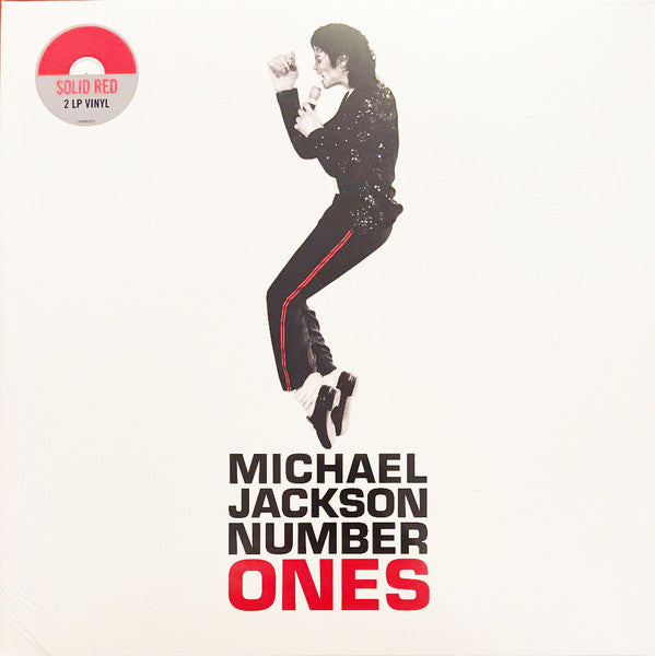 Michael Jackson : Number Ones (2xLP, Album, Comp, RE, Red)