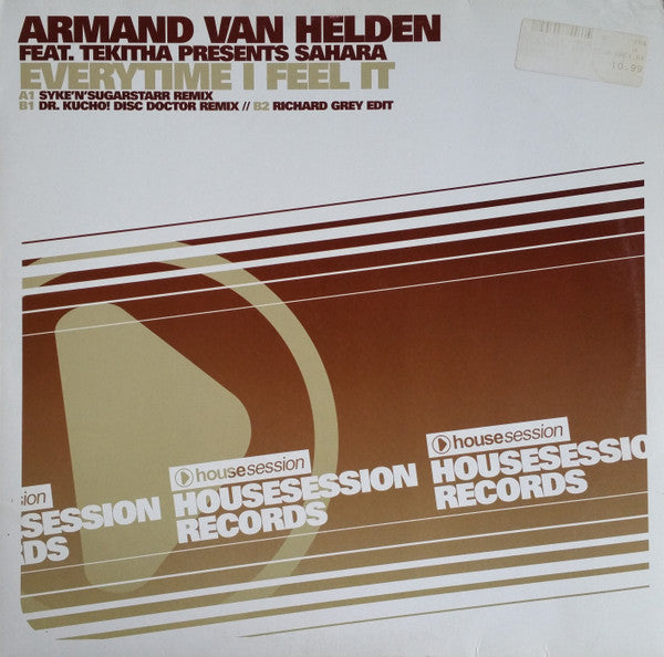 Armand Van Helden Feat. Tekitha Presents Sahara (2) : Everytime I Feel It (12")