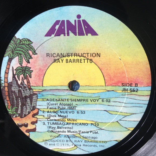 Ray Barretto Con Adalberto Santiago : Rican/Struction (LP, Album)