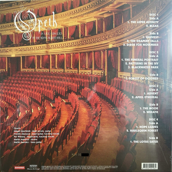 Opeth : In Live Concert At The Royal Albert Hall (LP,Reissue,Repress)