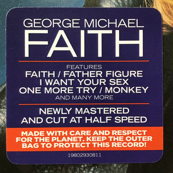 George Michael : Faith (LP,Album,Reissue,Remastered)