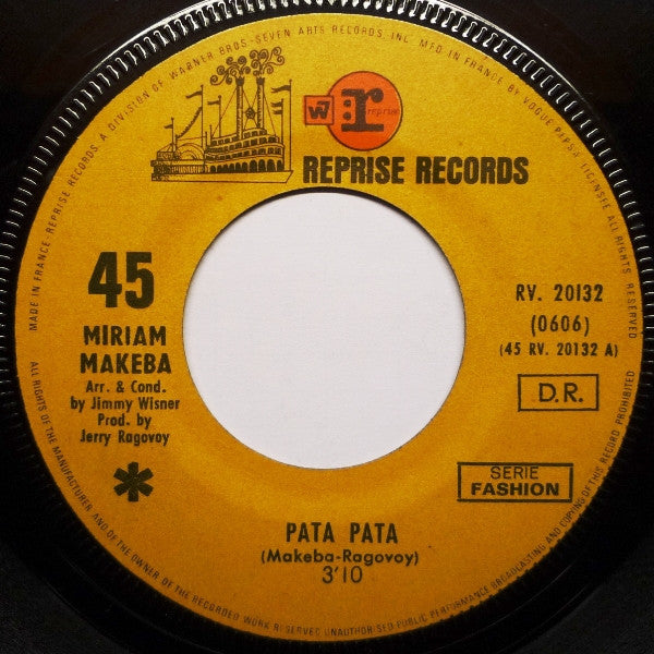 Miriam Makeba : Pata Pata (7", Single)
