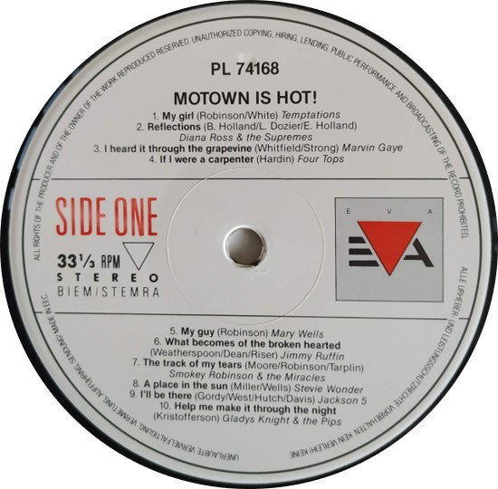 Various : Motown Is Hot (LP, Comp)