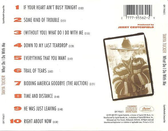 Tanya Tucker - What Do I Do With Me (CD, Album) - De Platen Aap – Vinylwinkel in Brielle & online webshop voor muziekliefhebbers