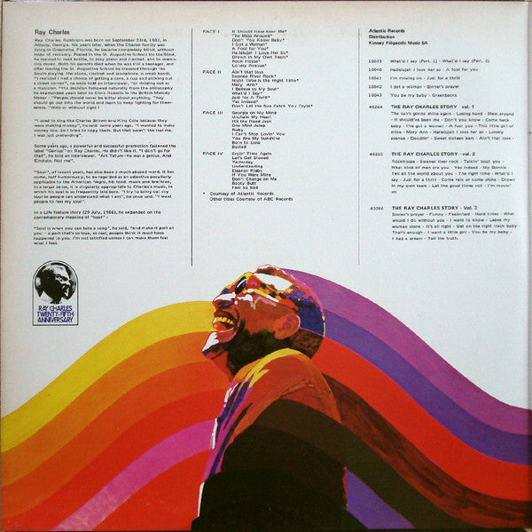 Ray Charles : 25 Ans De Ray Charles Ses Plus Grands Succès (2xLP, Comp, Gat)