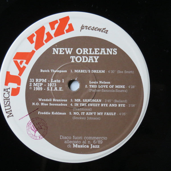 Various : New Orleans Today (LP, Comp)