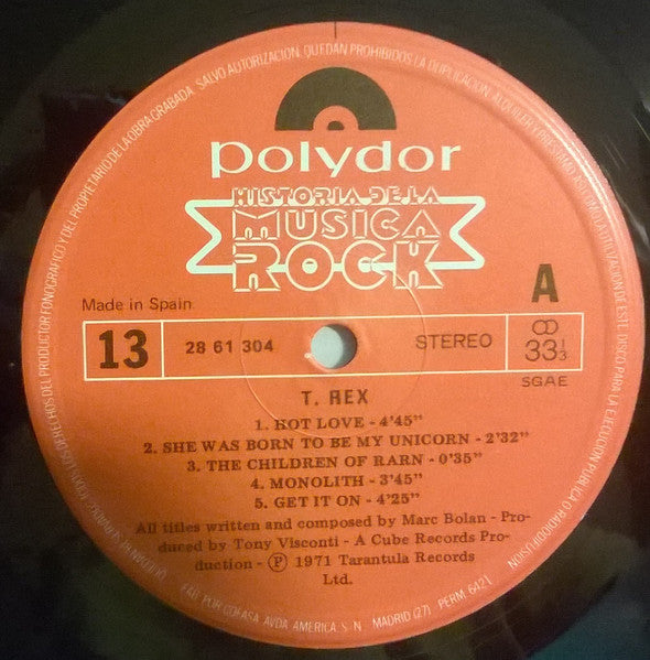 T. Rex : T. Rex (LP, Comp)