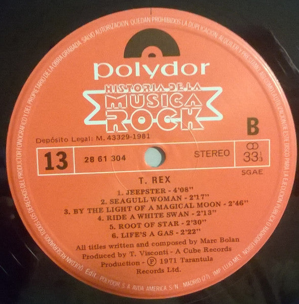 T. Rex : T. Rex (LP, Comp)