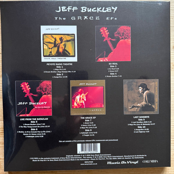 Jeff Buckley : The Grace EPs (12", EP, RE + 12", EP, RE + 12", EP, RE + 12", EP,)
