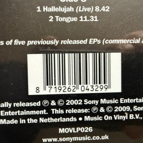 Jeff Buckley : The Grace EPs (12", EP, RE + 12", EP, RE + 12", EP, RE + 12", EP,)