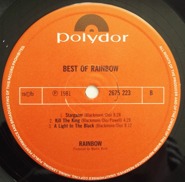 Rainbow : The Best Of Rainbow (LP,Compilation)