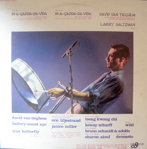 David Van Tieghem : In-A-Gadda-Da-Vida (12")