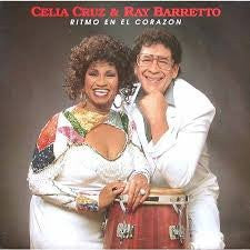 Celia Cruz & Ray Barretto : Ritmo En El Corazon (LP, Album, RE)
